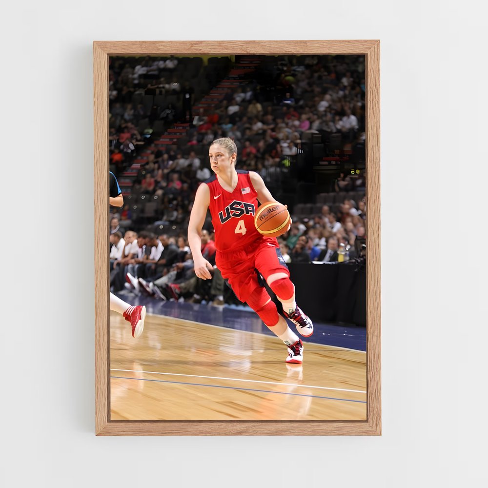 Poster Dribble de Lindsay – affiche Basketball (vue 4)